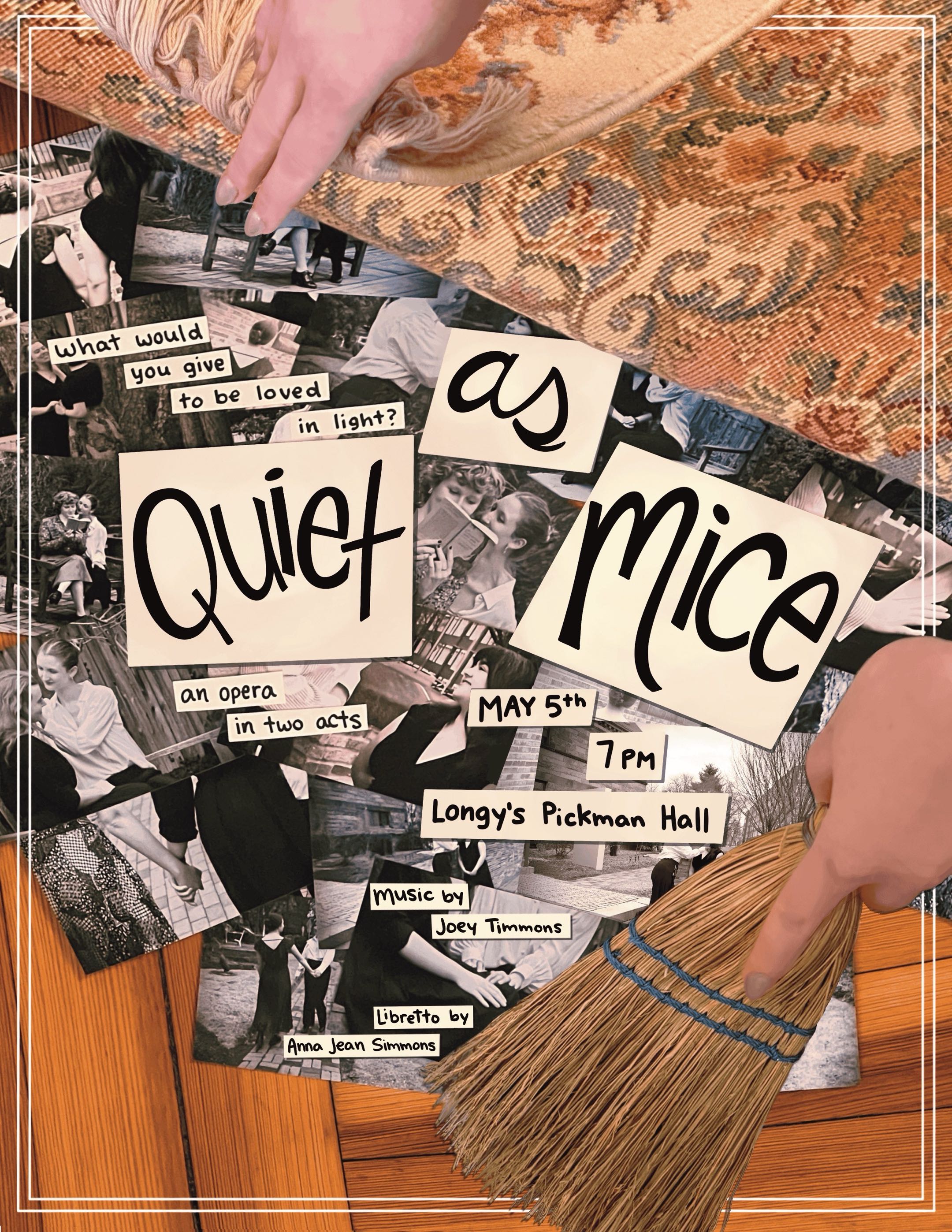 Quiet as Mice world premiere opera poster